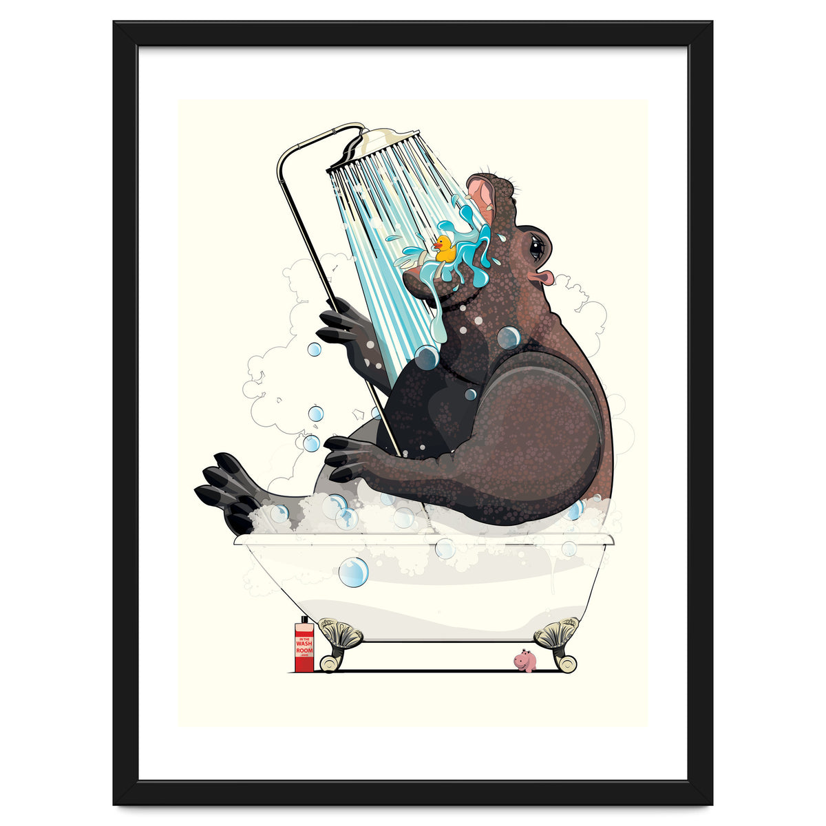 Hippopotamus in the Bath, Funny Bathroom Humour