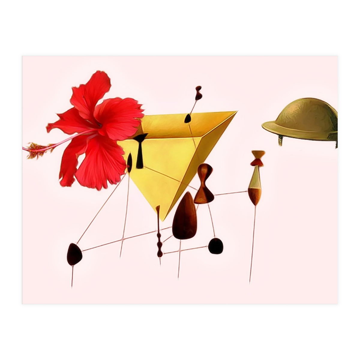 Golden Abstract (Print Only)