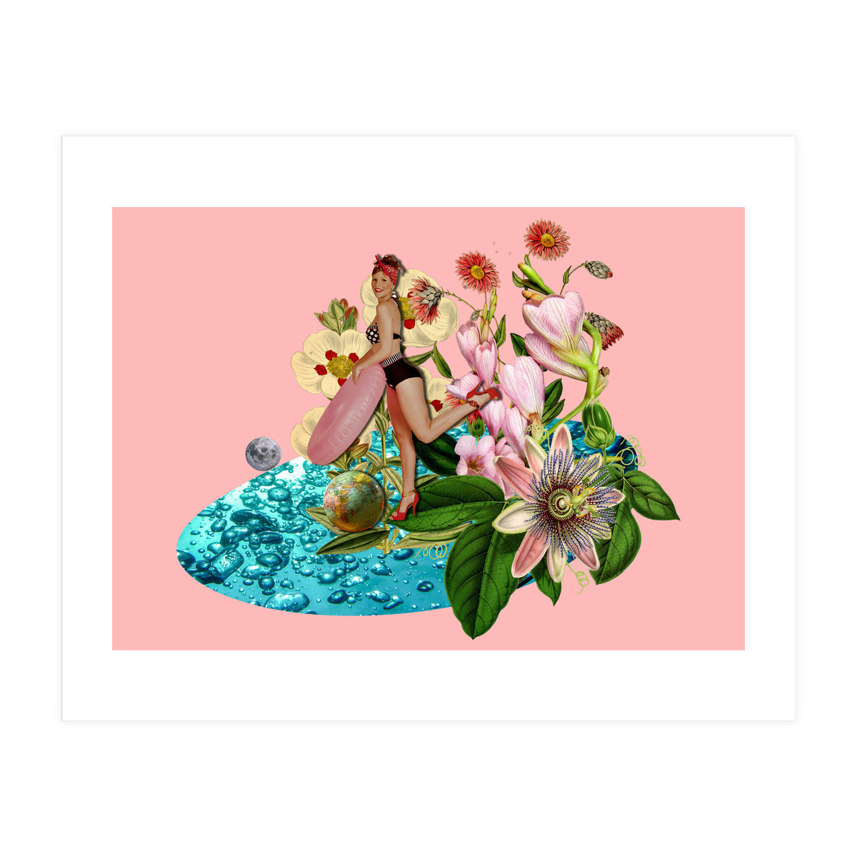 Girl at the Pool (Print Only)