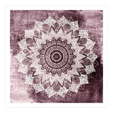 Bohochic Mandala In Burgundi (Print Only) thumbnail