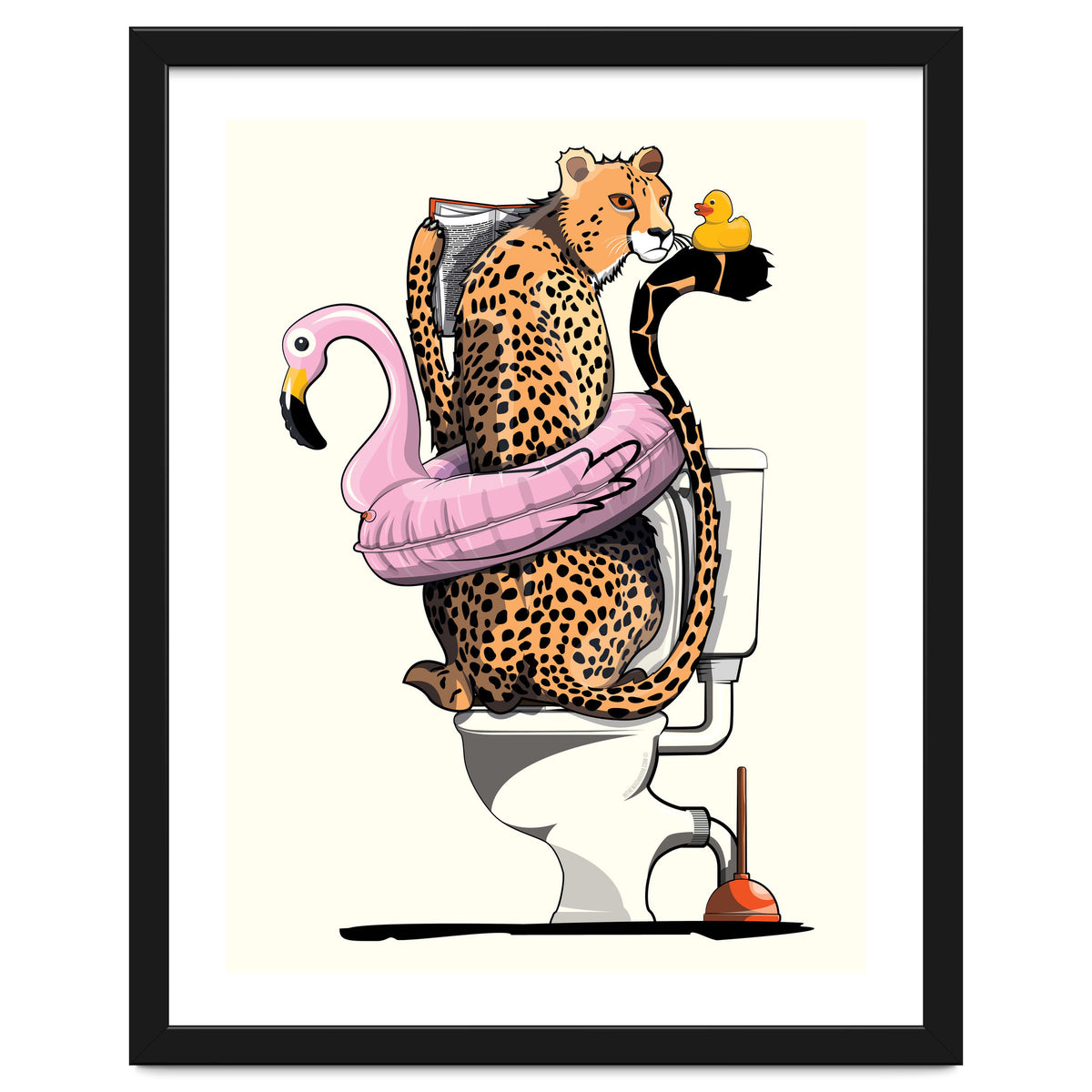 Cheetah on the Toilet, Funny Bathroom Humour