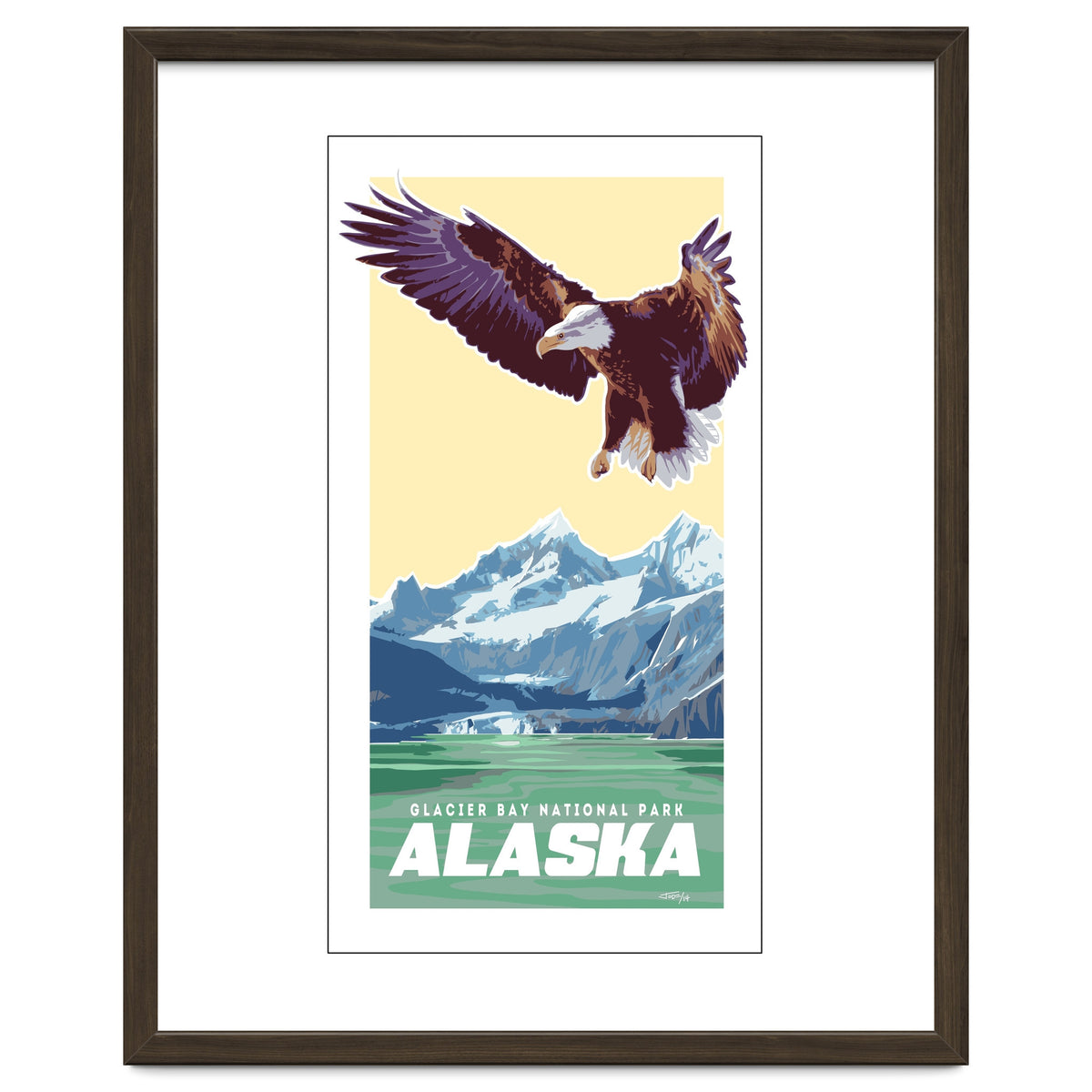 Alaskan Eagle Poster