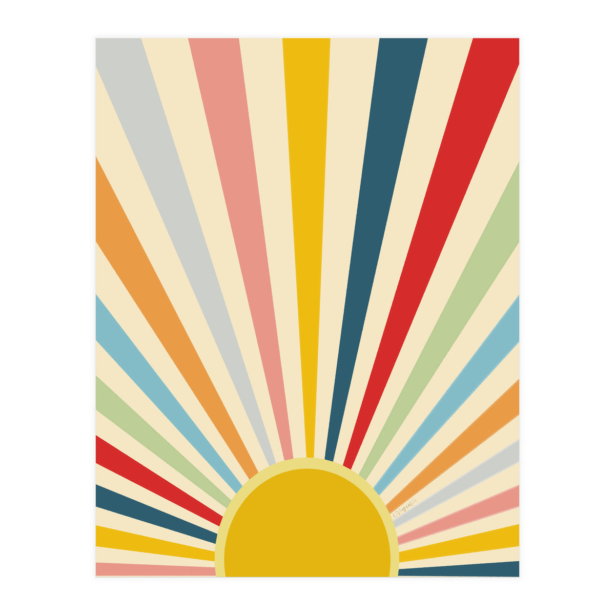 Sun Shines Inside You (Print Only)