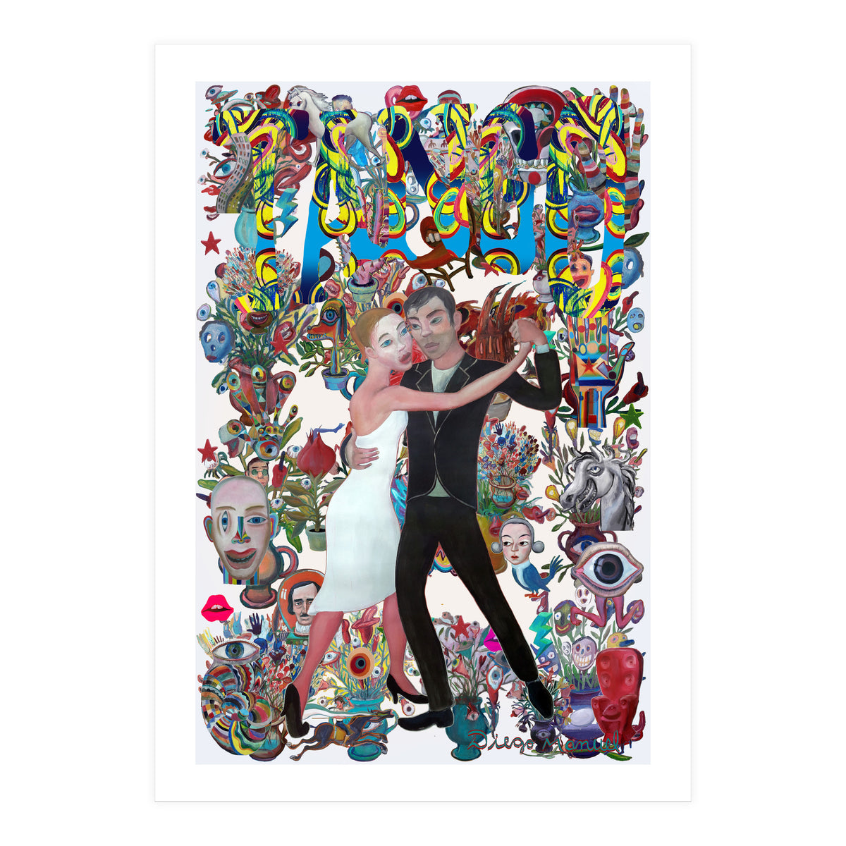 Tango Nuevo Tapiz 1 (Print Only)