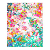 Painted Joy | Abstract Botanical Floral Nature Painting | Spring Meadow Garden (Print Only) thumbnail