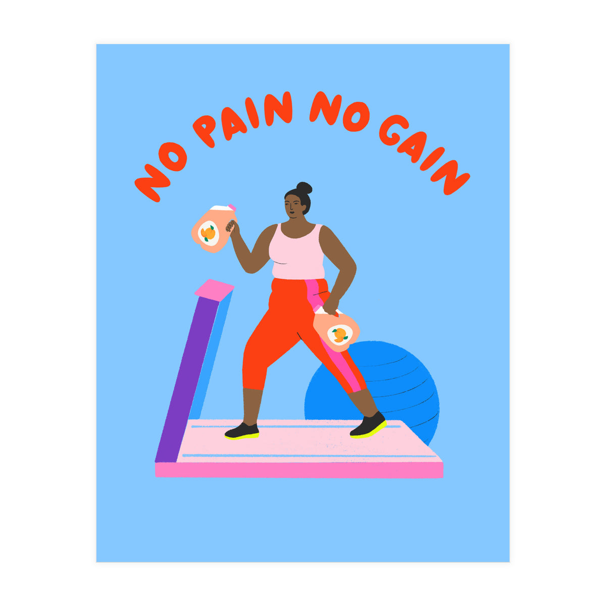 No Pain No Gain (Print Only)