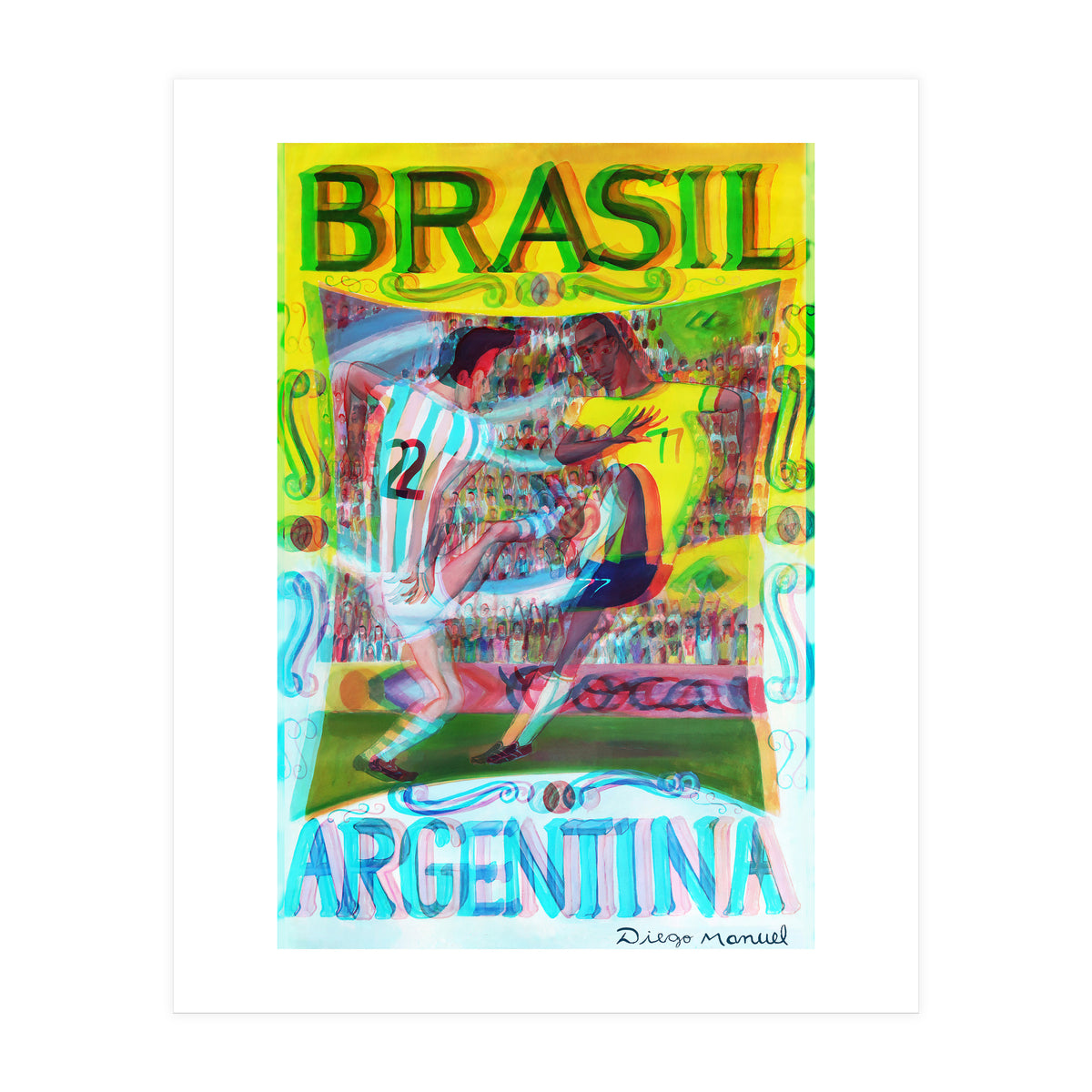 Brasil Argentina 2 (Print Only)