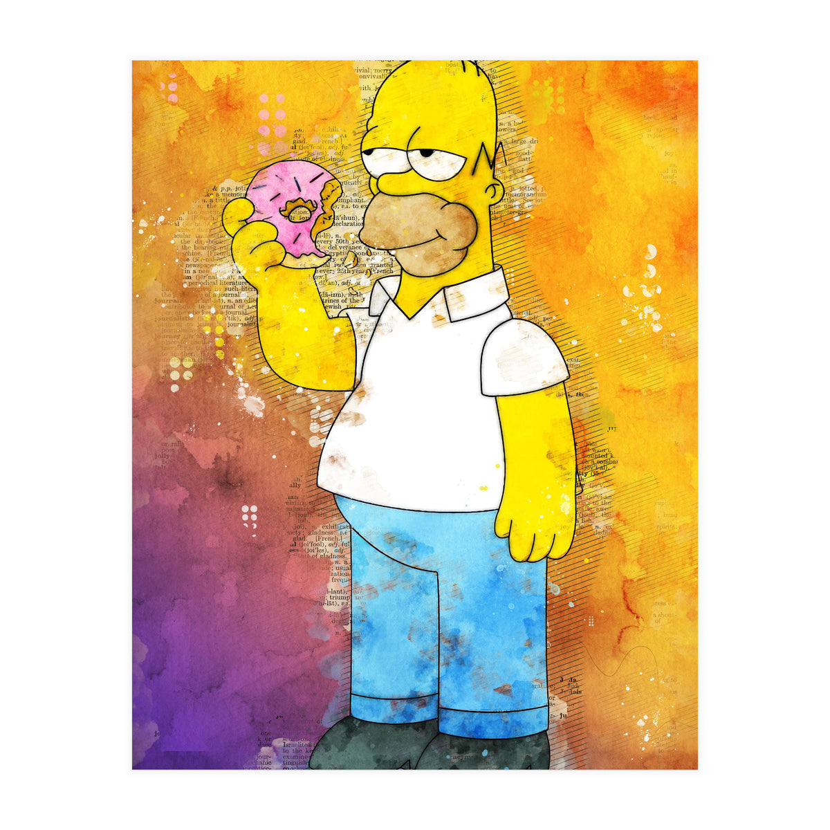 Homer Donut (Print Only)