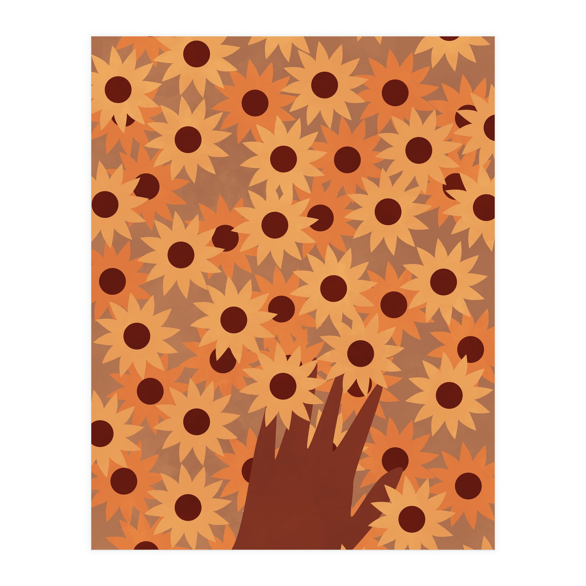 Flower Fields Boho Style (Print Only)