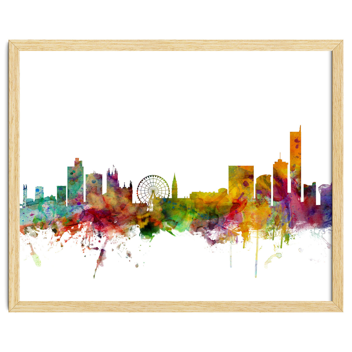 Manchester England Skyline