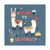 Llama With Cactus Como Te Llamas Spanish Saying 1 (Print Only) thumbnail