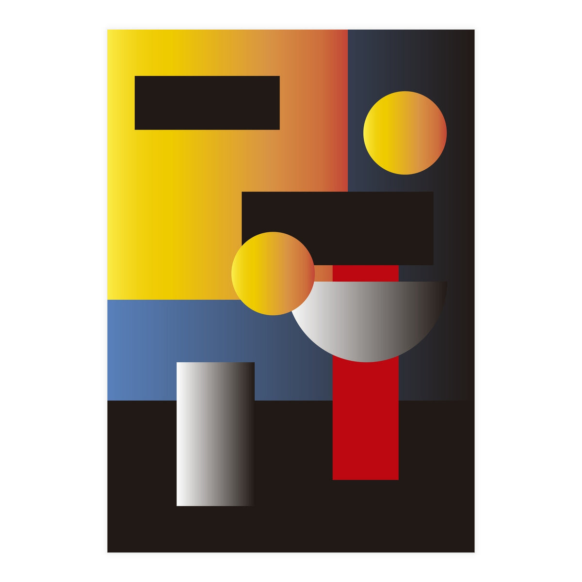 Modern Geometric Abstract 10 (Print Only)