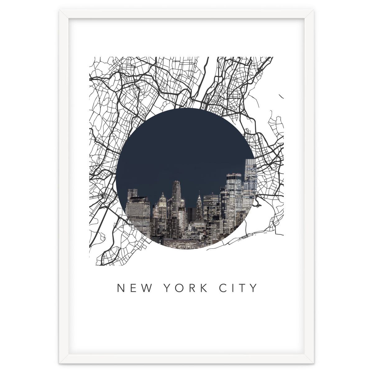 New York City Streets Collage