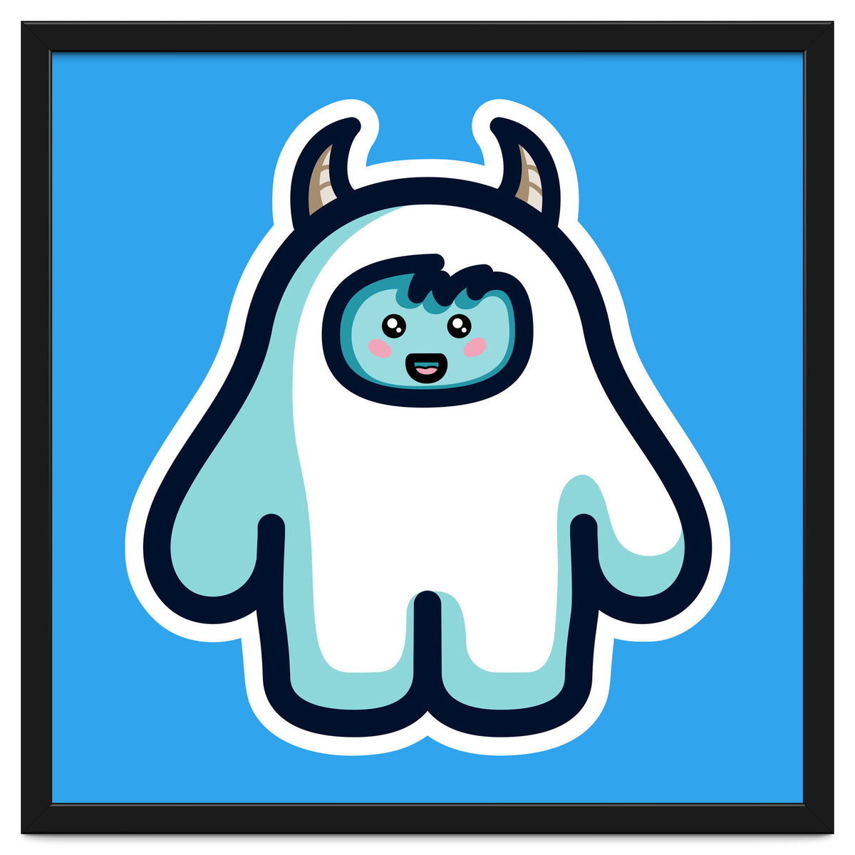 Kawaii Cute Abominable Snowman Yeti