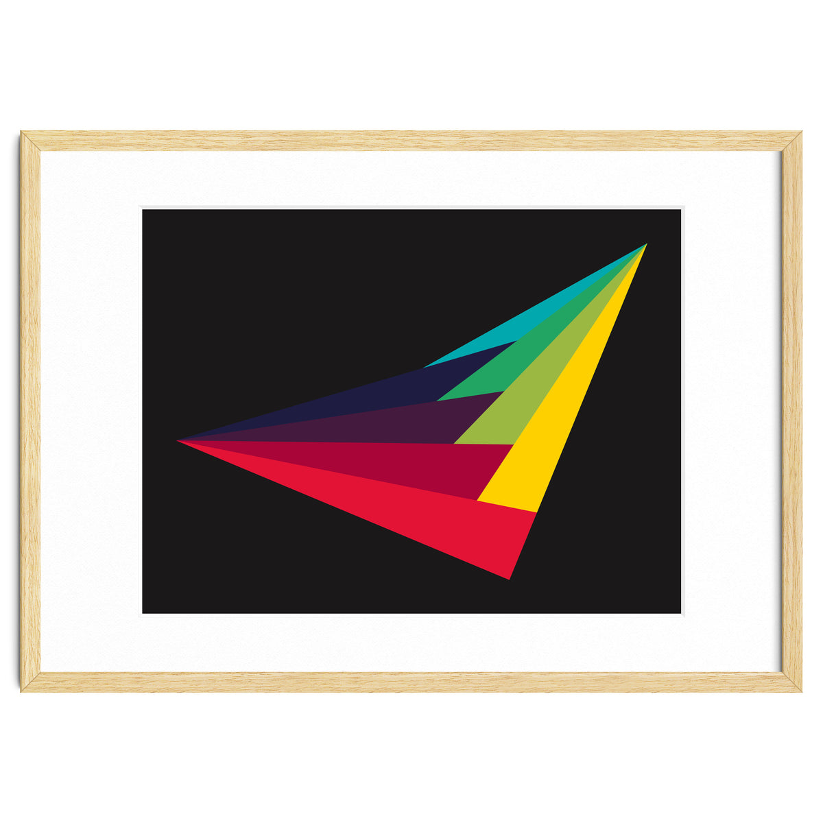 Geometric Shapes No. 40 - rainbow