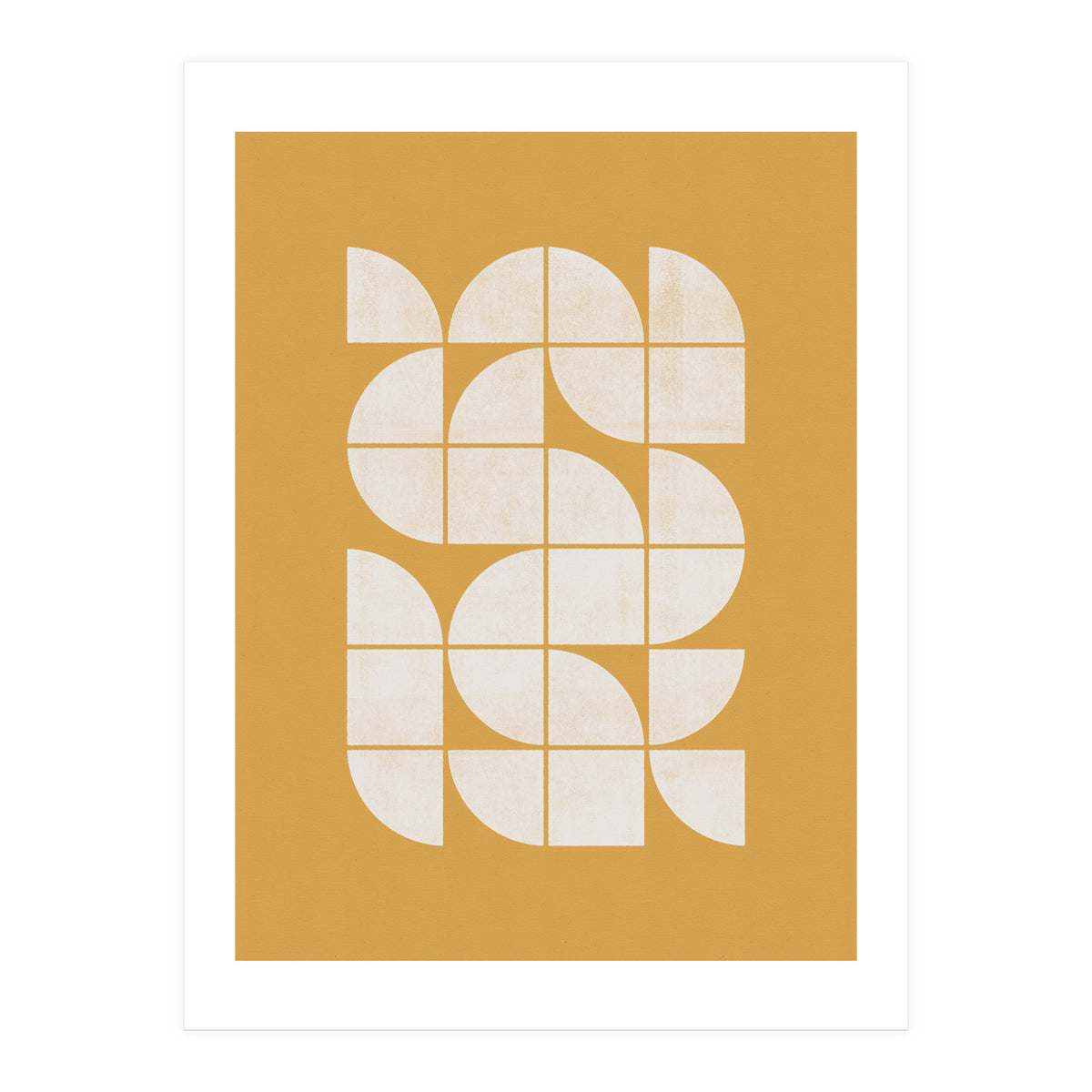 Mid-Century Modern No.26 - Woodblock Print (Print Only)