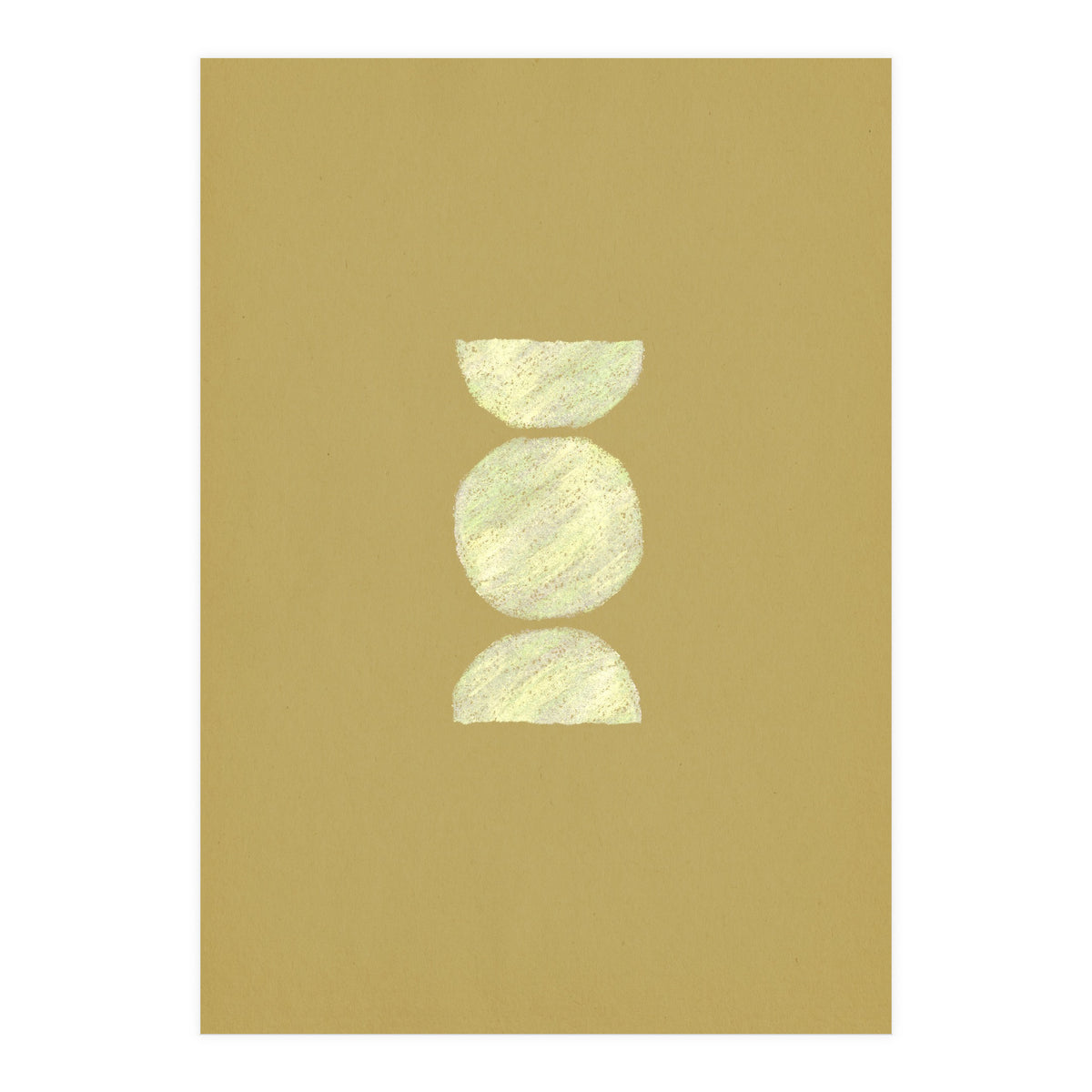 Olive green shapes (Print Only)