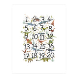 Dinosaur Numbers  (Print Only) thumbnail