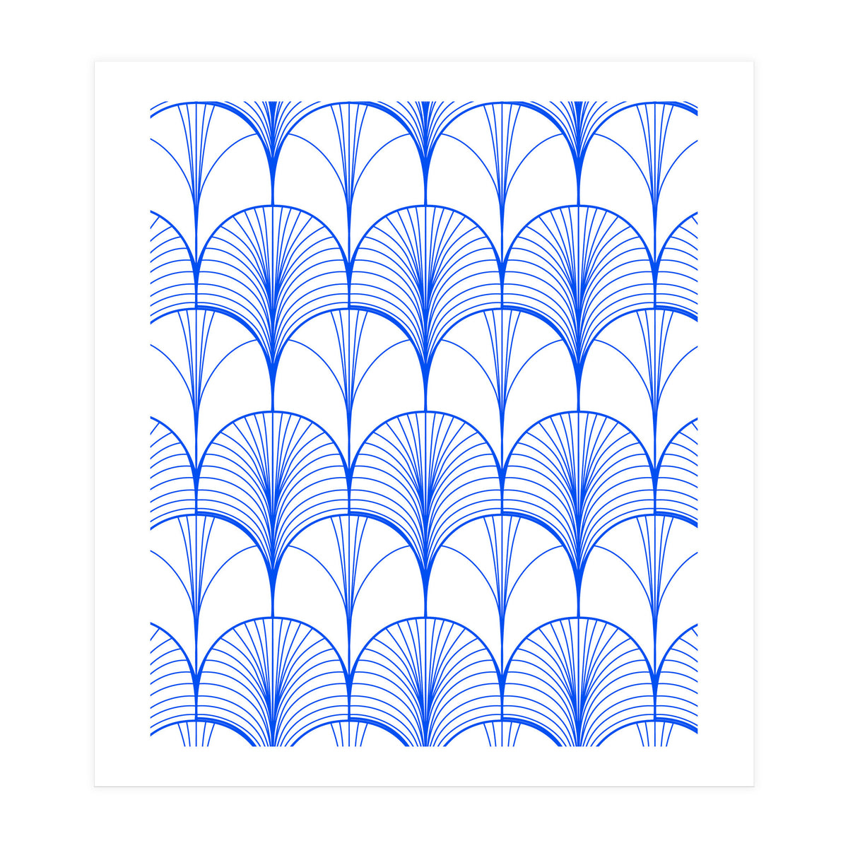 Art Deco Blue (Print Only)
