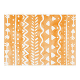 Abstract boho tribal pattern in pastel orange (Print Only) thumbnail