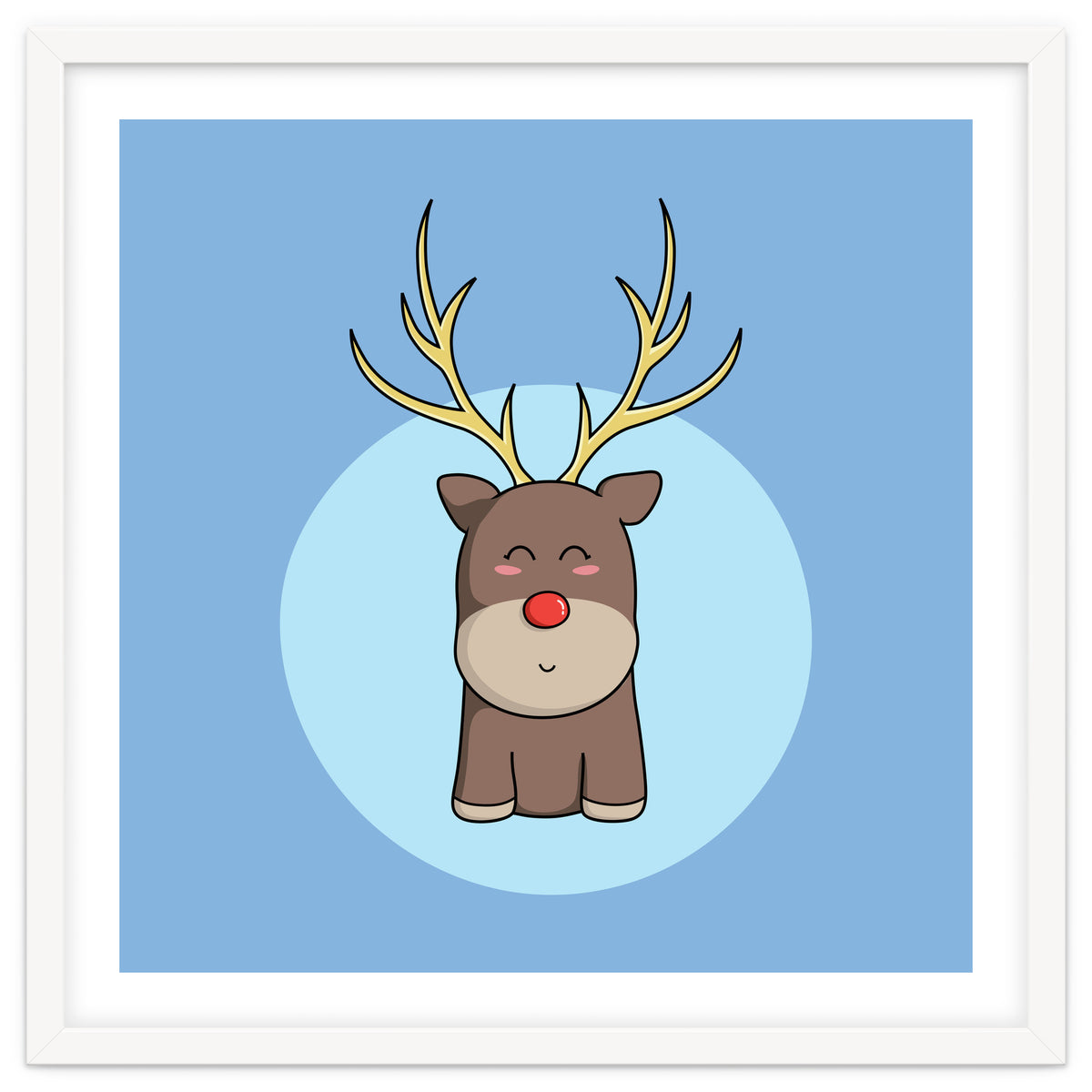 Kawaii Cute Christmas Reindeer