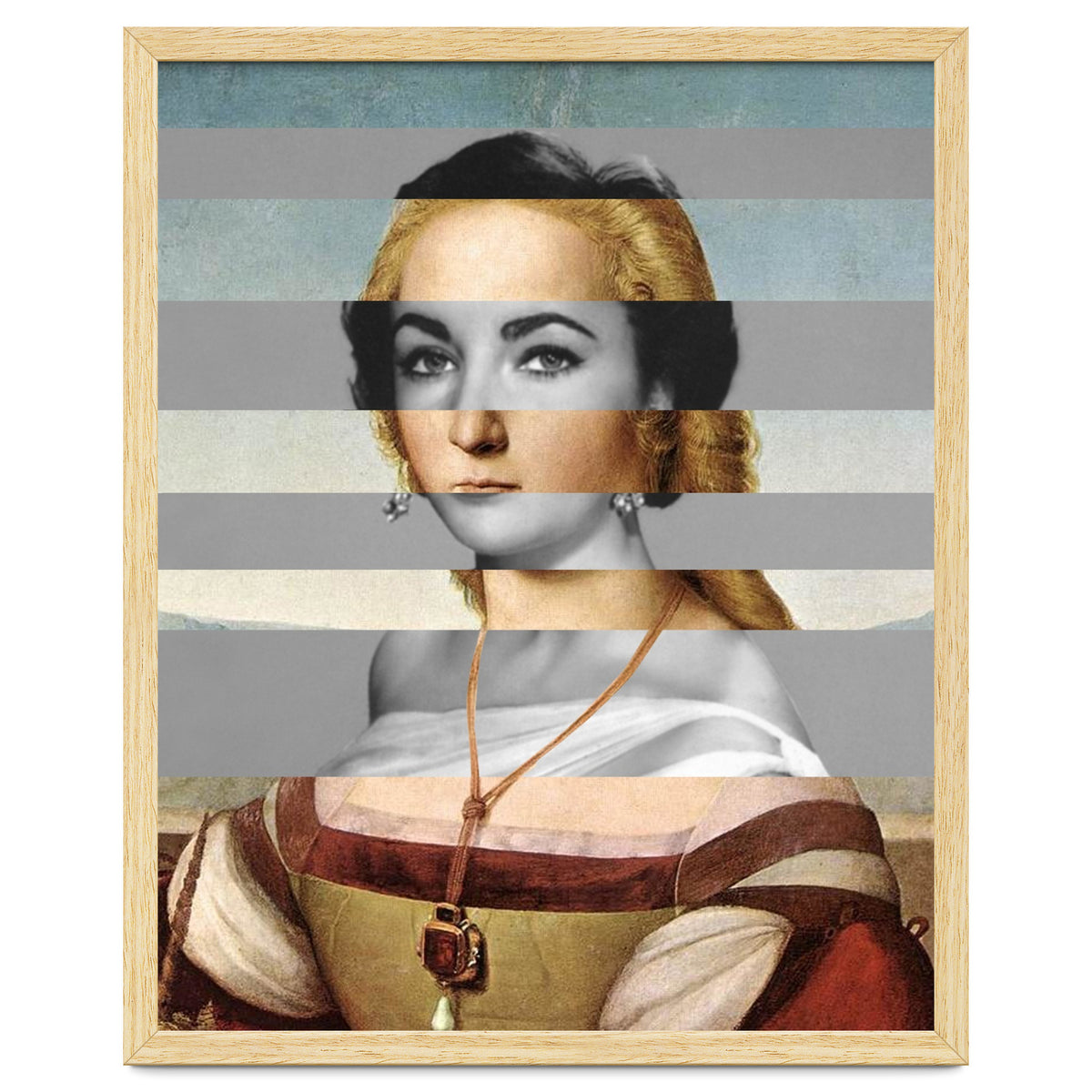 Rafael Portrait of Young Woman with Unicorn & Liz Taylor