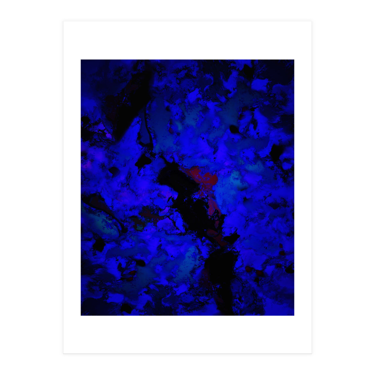A Dark Blue Crash (Print Only)