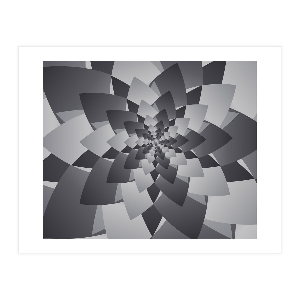 Fractal Black  (Print Only)