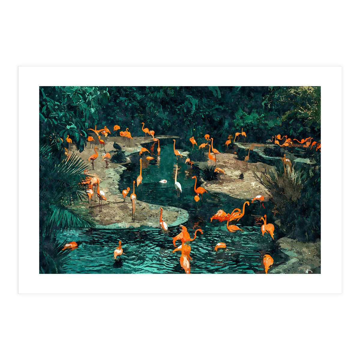 Flamingo Creek (Print Only)