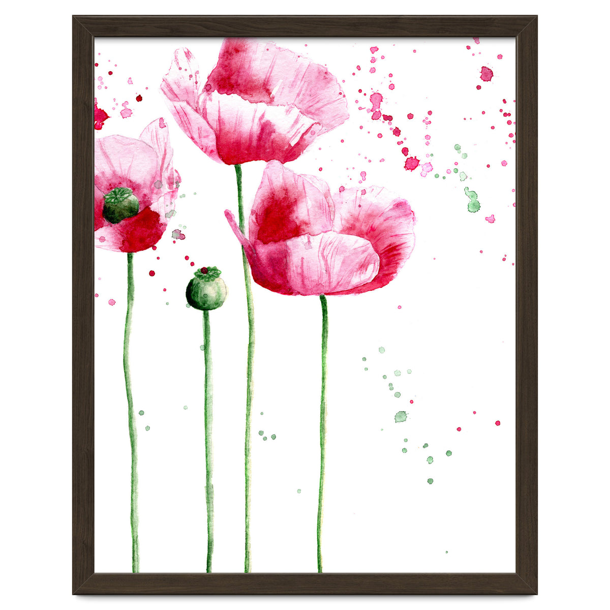 Poppies || watercolor