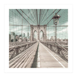 NEW YORK CITY Brooklyn Bridge | urban vintage style (Print Only) thumbnail