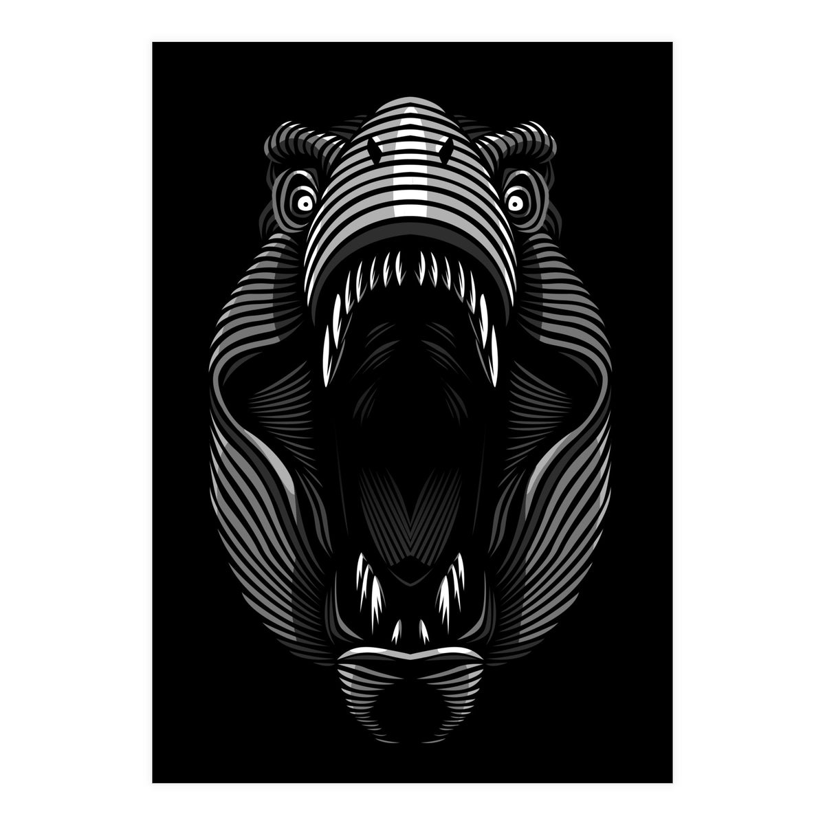 T-Rex Lines (Print Only)