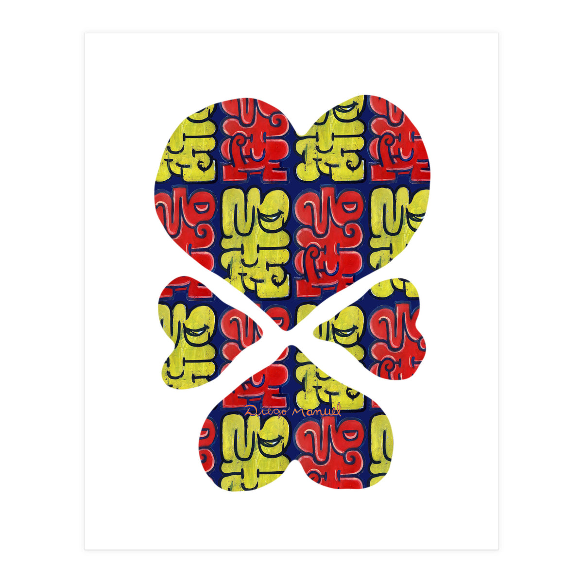 4 Corazones 4 (Print Only)