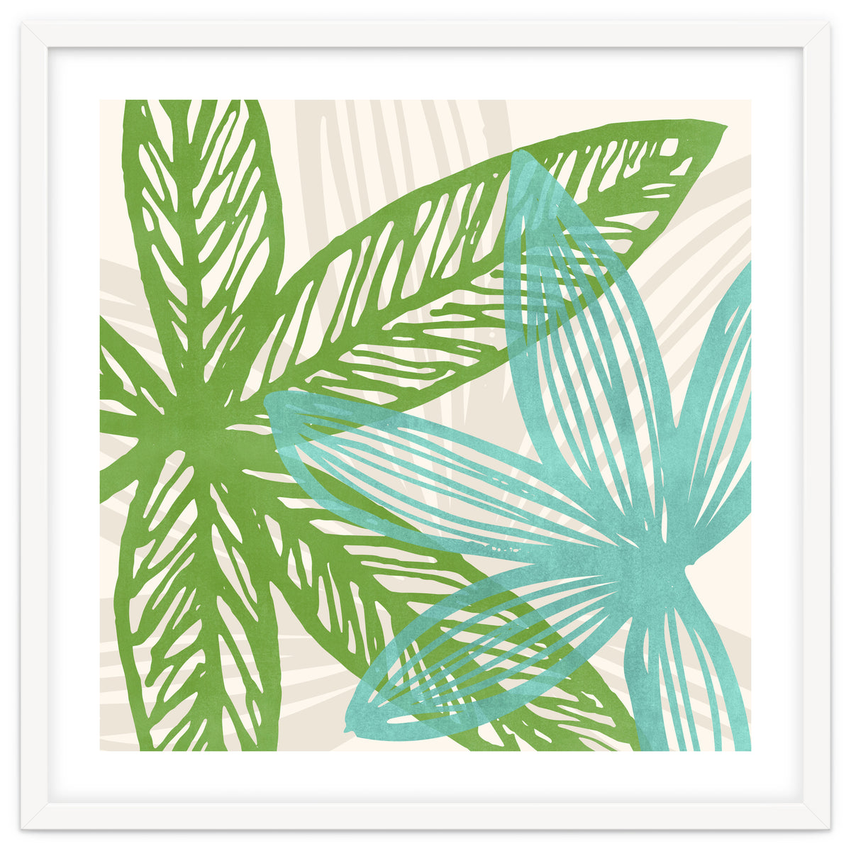 Abstract Coastal Flora