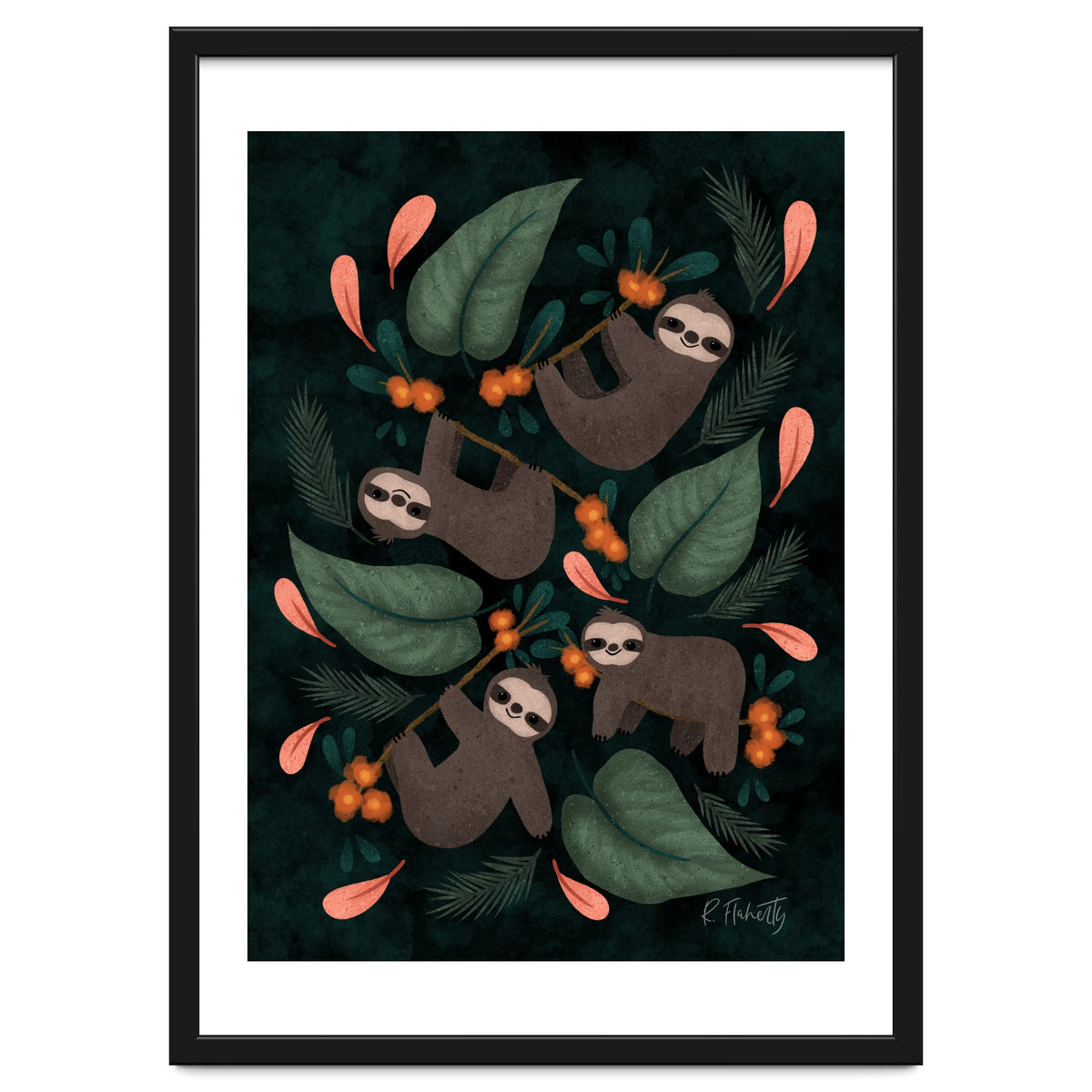 Floral Sloths