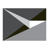 Geometric Shapes No. 73 - black & grey triangles  (Print Only) thumbnail