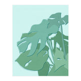 Minimal Monstera Leaves - Greener Eden (Print Only) thumbnail