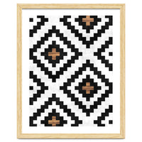 Urban Tribal Pattern No.16 - Aztec - Concrete and Wood