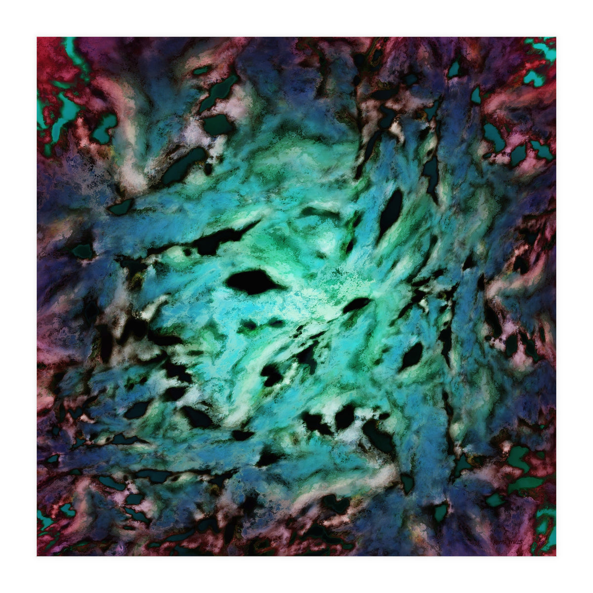 Smash Smash Turquoise (Print Only)