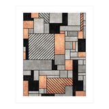 Random Pattern - Concrete and Copper (Print Only) thumbnail