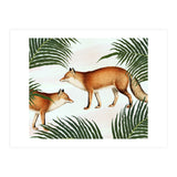 Red Fox Pair (Print Only) thumbnail