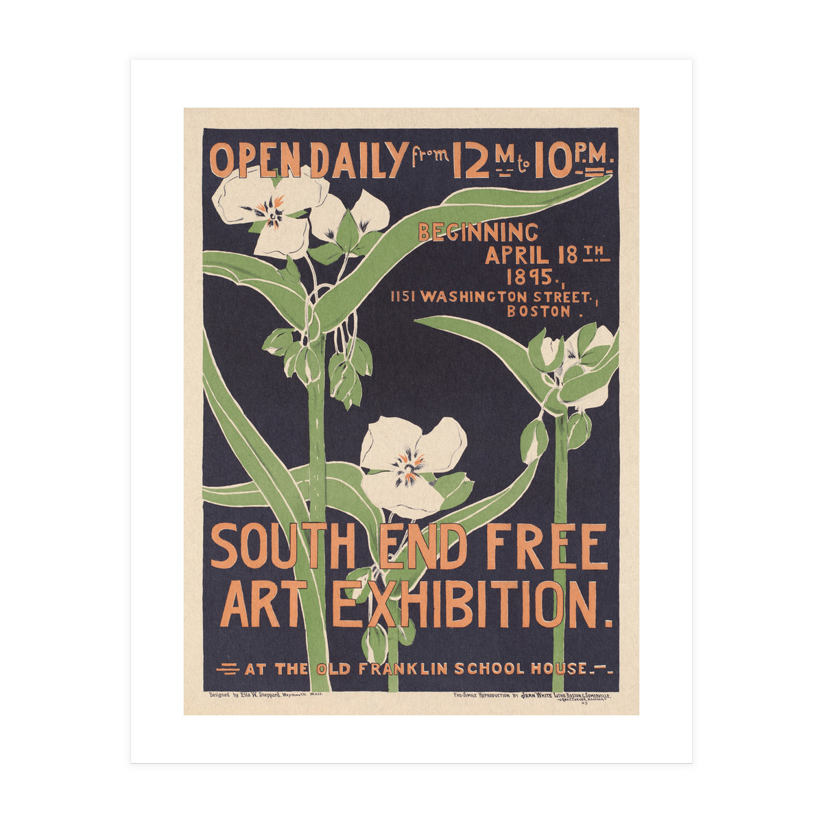 South End Art Exhibition (Print Only)