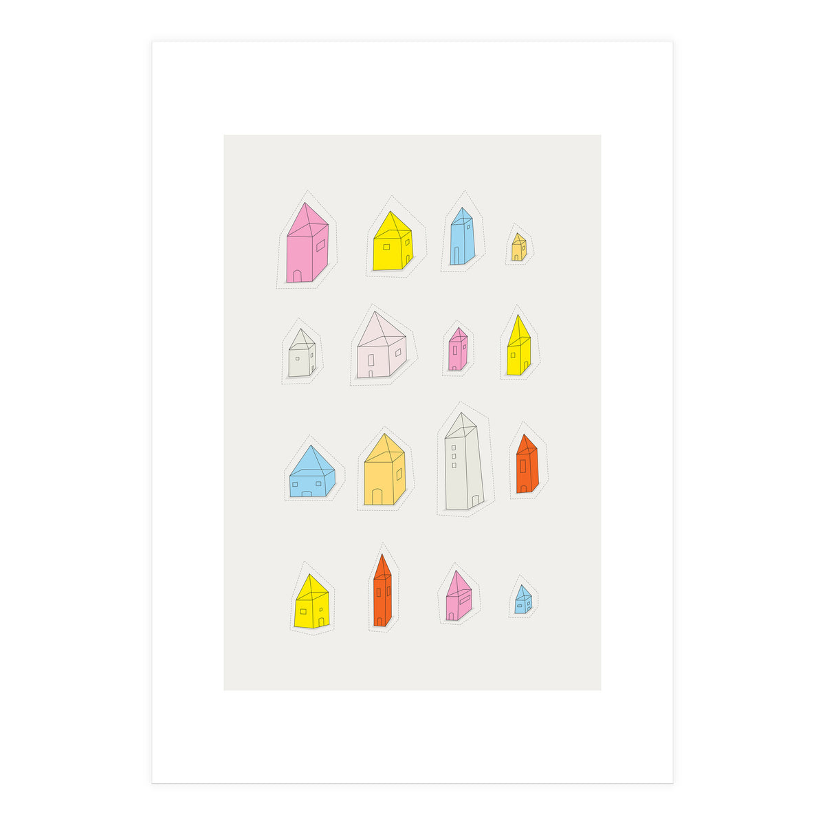 Transparent Houses (Print Only)