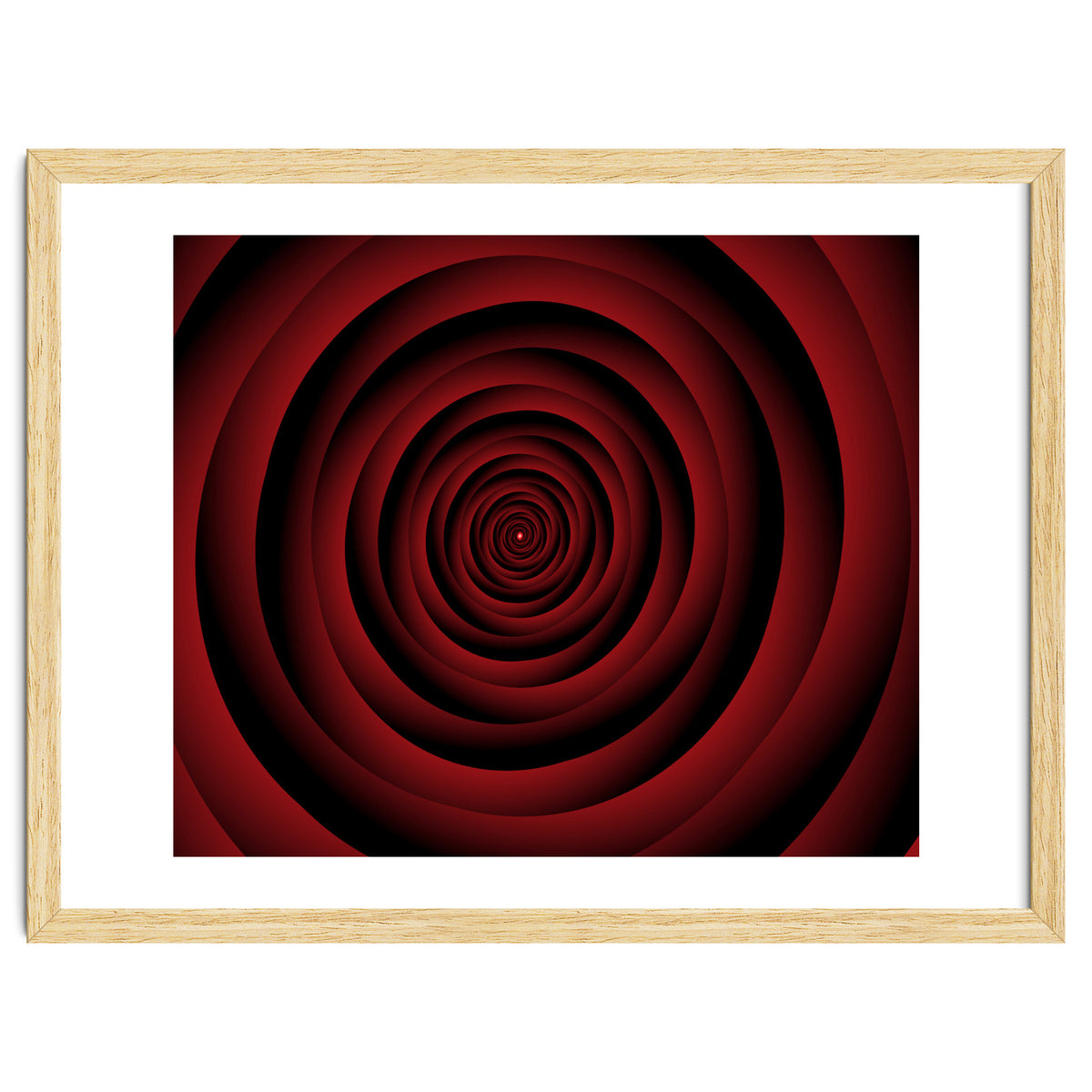 Abstract Concentric Spiral Circles