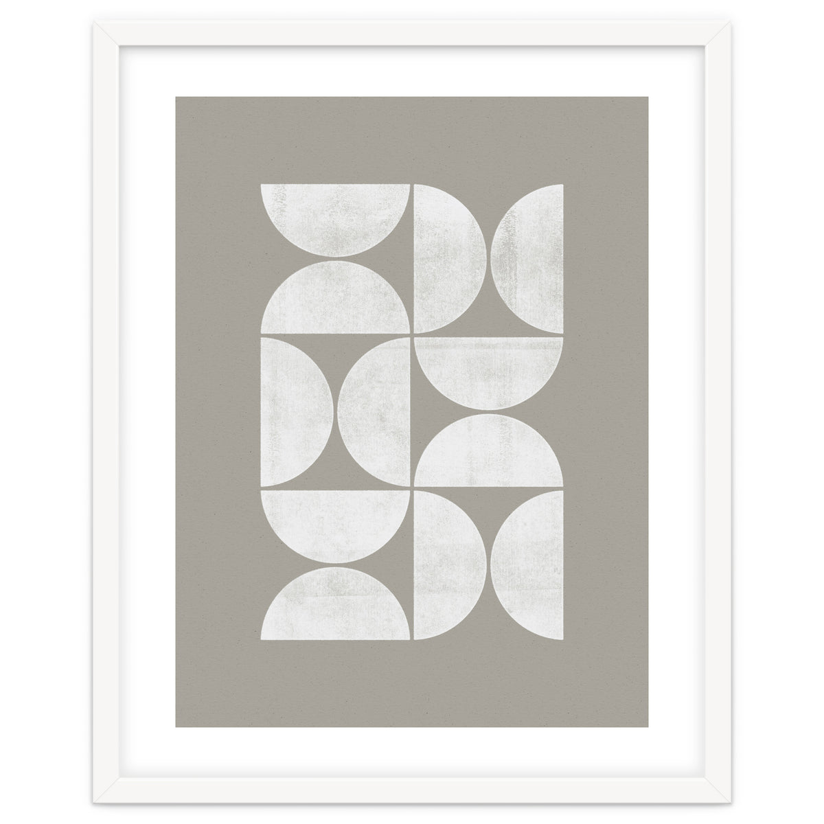 Mid-Century Modern No.17 - Woodblock Print