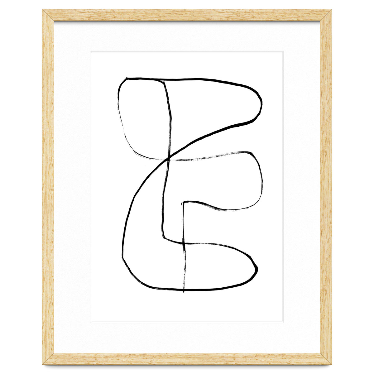 Mid-Century Line Art Print #1