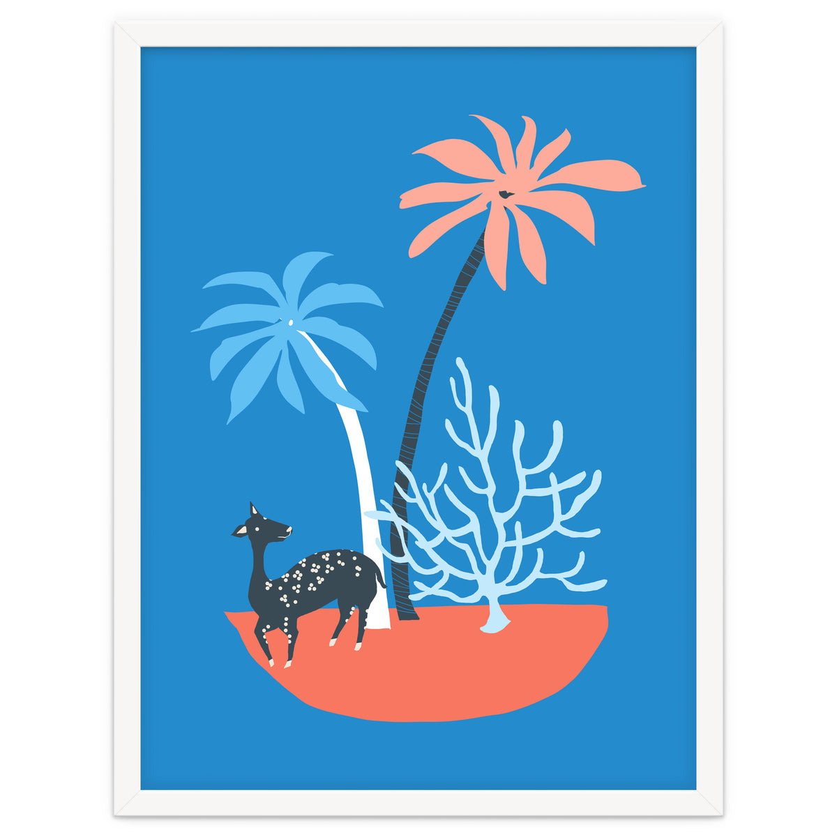 Island And Deer