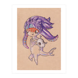 Octopus School Girl (Print Only) thumbnail