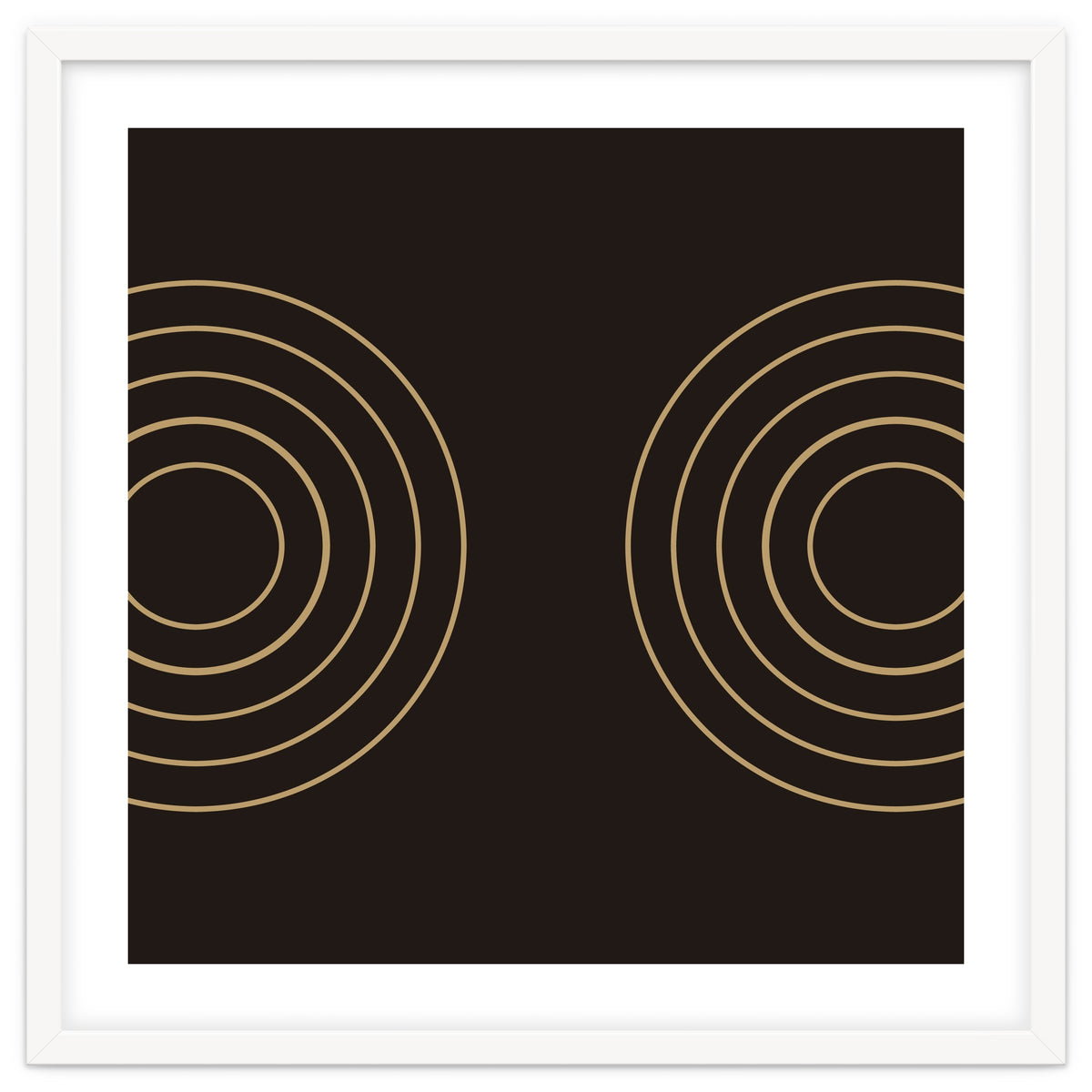 Golden circles | abstract minimal