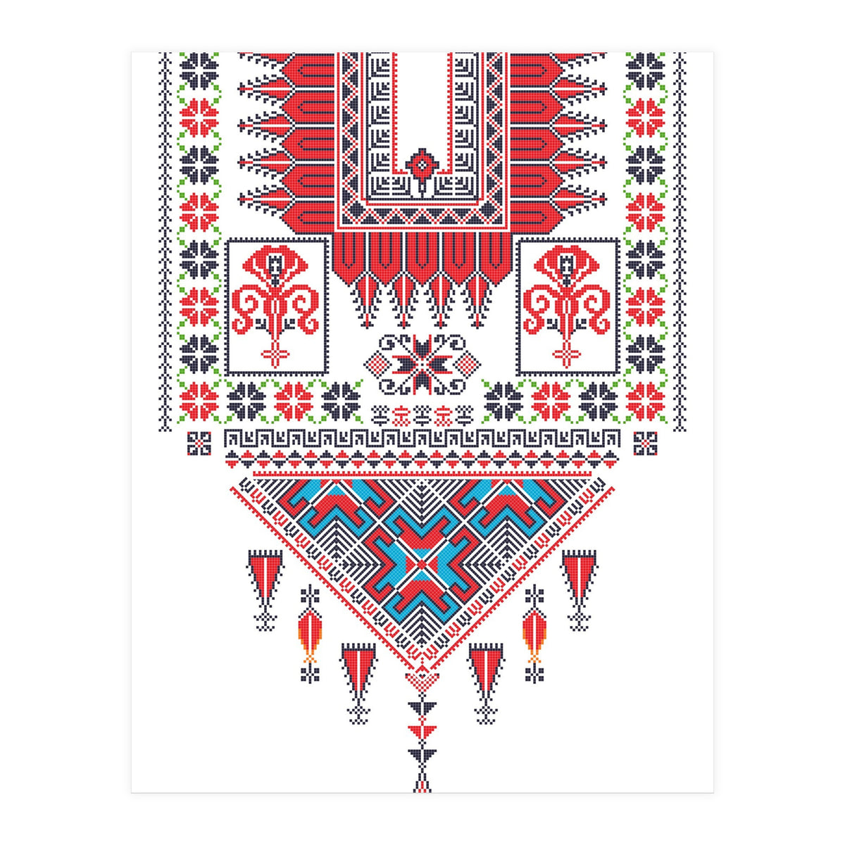 Tatreez Ornament 8 (Print Only)